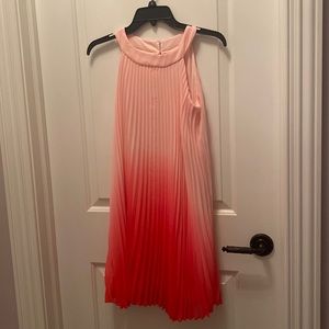 Light pink and hot pink dress new with no tag
